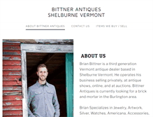 Tablet Screenshot of bittnerantiques.com